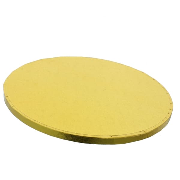 Rund kagebund TYK GULD 23x1,2 cm