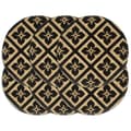Miniatyrbild 1 av 2: Bordstabletter 6 st svart 38 cm rund jute