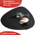 Miniatyrbild 2 av 5: Lollanda 4-pack bordstabletter i konstläder – vattentäta, halksäkra och lätttorkade, dubbelvända bordsmattor