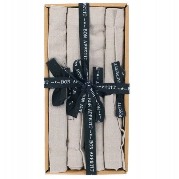 Set med dukar Home styling collection Dukar i bomull, 4 delar, 48 x 33 cm