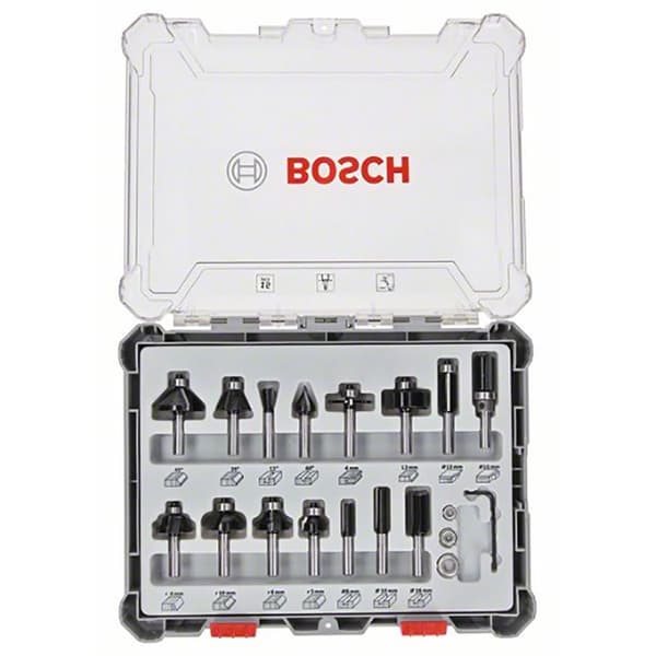 Bosch Professional 15 8 Mm 8 Mm Fräsmaskin Set Durchsichtig