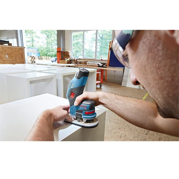 Bosch Professional Sladdlös Kompakt Routertrimmer Gkf 12v-8 Blå