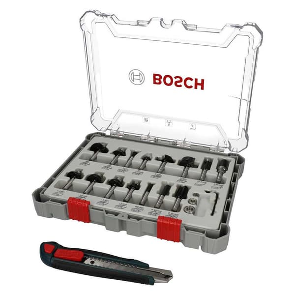Bosch Professional Fräsmaskin Set 13 Enheter  One Size / EU Plug