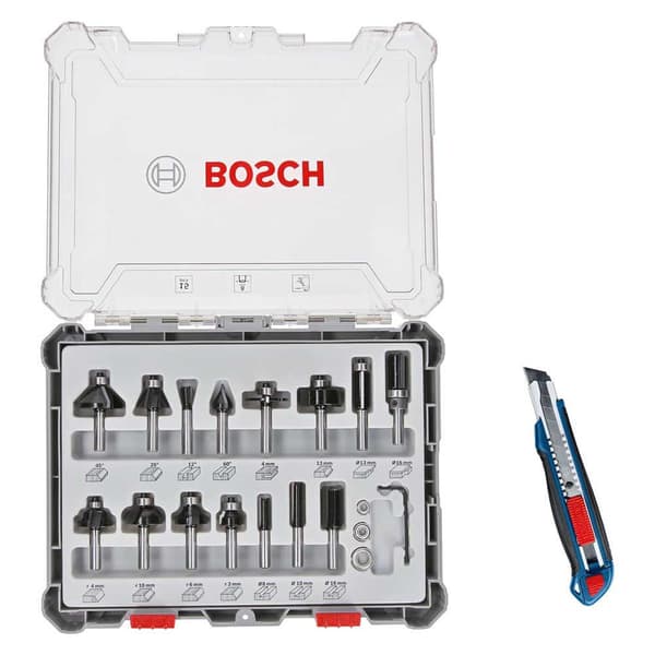 Bosch Professional Fräsmaskin Set 13 Enheter  One Size / EU Plug