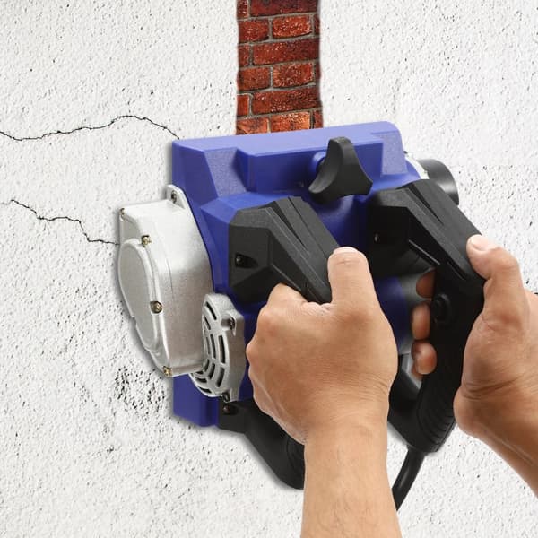 1300W Elektrisk Vægplaner, Justerbar Dybde 1-4mm, Dobbelt Greb for Komfort,Blå