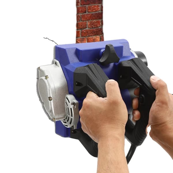 1300W Elektrisk Vægplaner, Justerbar Dybde 1-4mm, Dobbelt Greb for Komfort,Blå