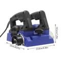 Miniatyrbillede 2 af 2: Elektrisk Vægplaner, 1300W Motor, Justerbar Dybdekontrol,Blå, EU