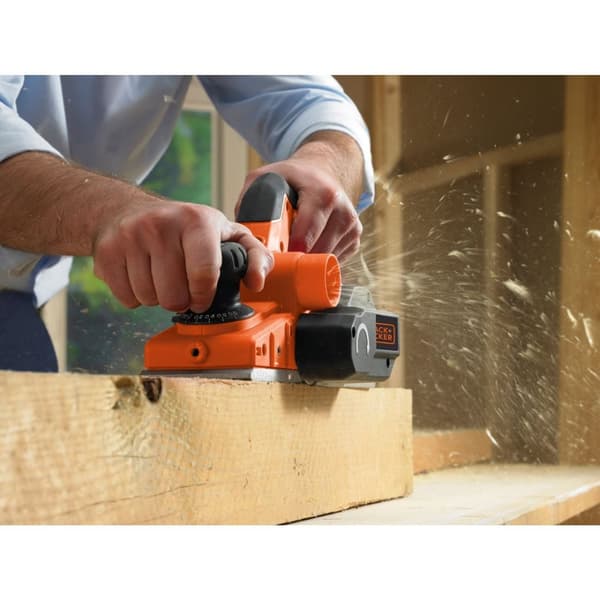 Black & Decker KW750K-QS elektrisk handplanerare Svart, Orange 16000 RPM 750 W