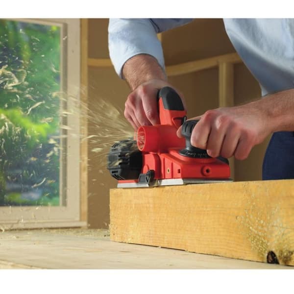 BLACK+DECKER 750W Trådhøvl - 12 hastigheder (Leveres i æske + parallelanslag + opsamlingspose) - KW750K-QS