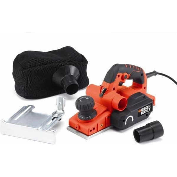 BLACK+DECKER 750W Trådhøvl - 12 hastigheder (Leveres i æske + parallelanslag + opsamlingspose) - KW750K-QS