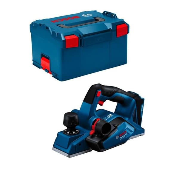 BOSCH GHO 18V-26 Hyvel - Enkelmaskin + L-Boxx 238 - Sladdlös - Batteri - 750 W - Trä