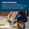 Miniatyrbild 3 av 5: Raboteuse Bosch - 0601620100 - AISEUSE LAMINATEUR GFF 18V-22 SOLO