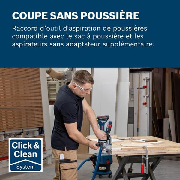 Raboteuse Bosch - 0601620100 - AISEUSE LAMINATEUR GFF 18V-22 SOLO