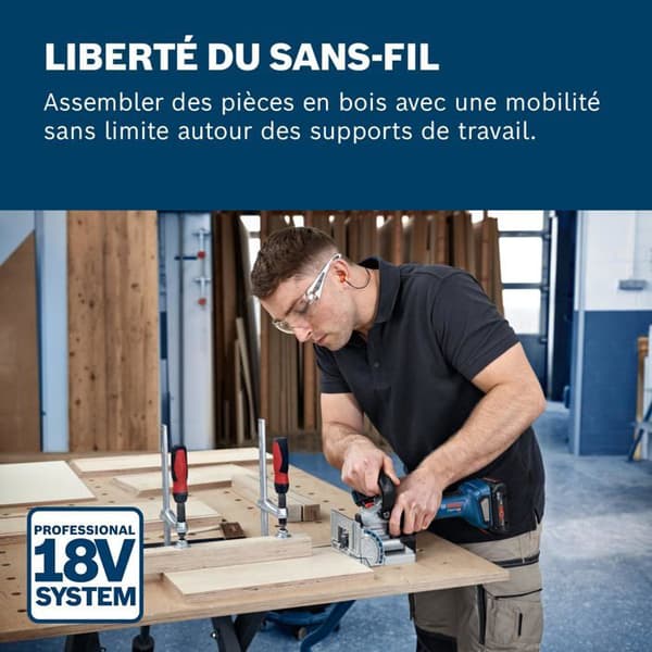 Raboteuse Bosch - 0601620100 - AISEUSE LAMINATEUR GFF 18V-22 SOLO