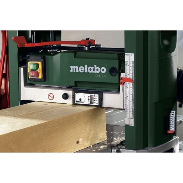 METABO DH 330 bygghyvel - 1800 W - Exakt justering av spåntjocklek