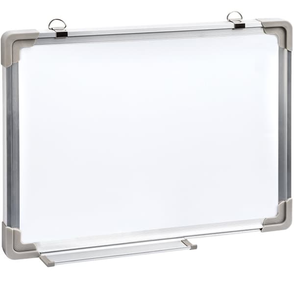 Whiteboard magnettavle + 12 magneter - 60 x 45 x 2 cm