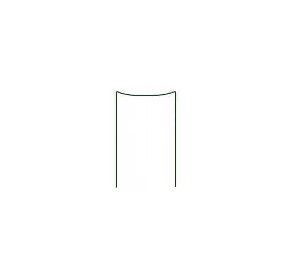 Ringstøtte for planter 1/3 hjul, diameter 40cm / høyde 90cm