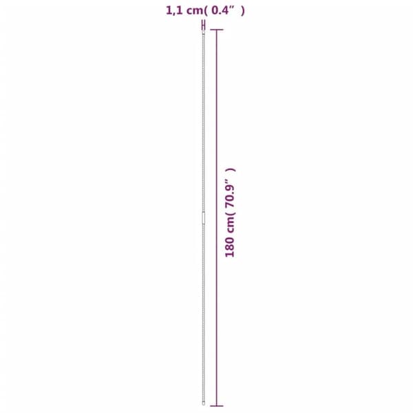 vidaXL Hageplanteplugger 30 stk grønn 180 cm stål