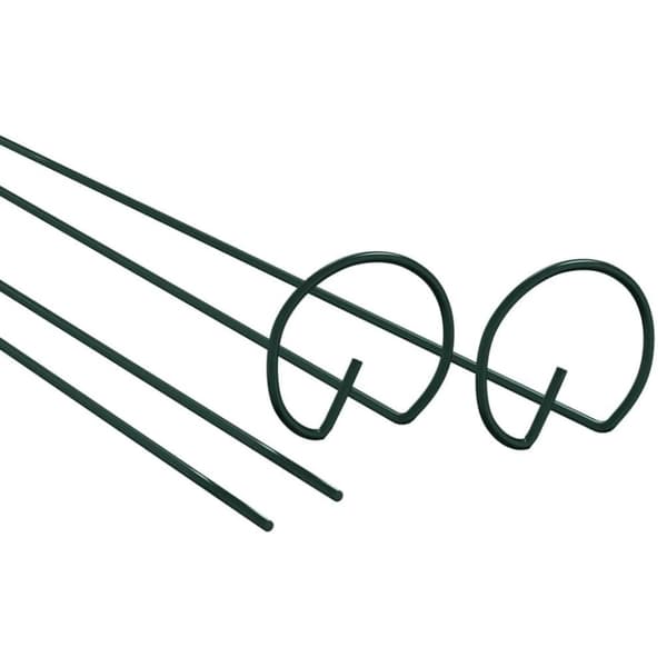 vidaXL Hageplanteplugger 20 stk mørkegrønn 40 cm stål