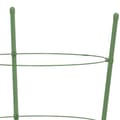 Miniatyrbillede 6 af 8: vidaXL plantestativ med 3 ringe 5 stk. 45 cm stål grøn