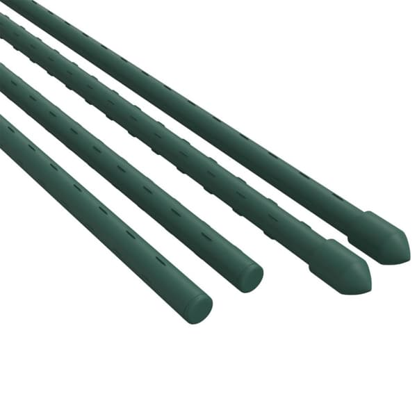 vidaXL plantespyd til haven 30 stk. 60 cm stål grøn