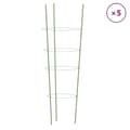 Pikkukuva 2 / 8: Växtstöd med 4 ringar 5 st grön 90 cm stål