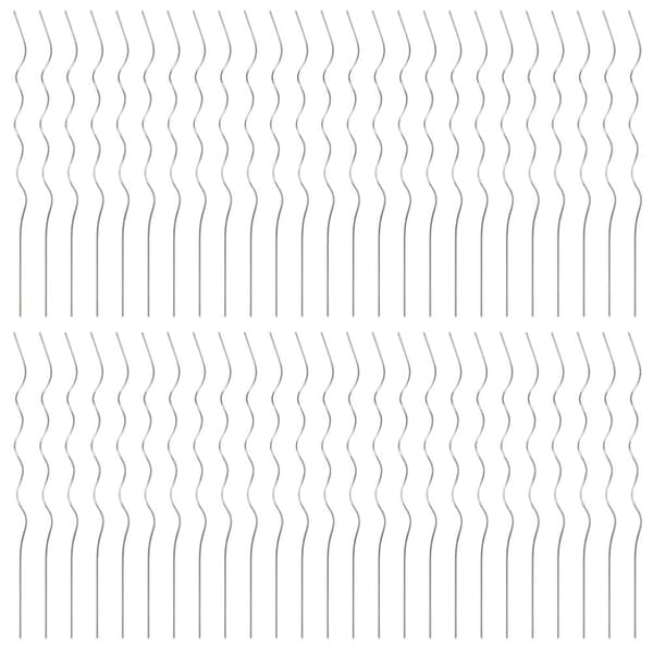 spiralformede plantestøtter 50 stk. 110 cm galvaniseret stål