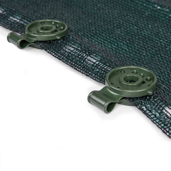BUNGEE CORD CLIPS klämma - lös (50 st) grön
