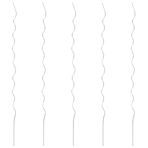 vidaXL Kasvituet 5 kpl spiraali 170 cm Galvanoitu teräs -  Kasvikehikot & -tuet