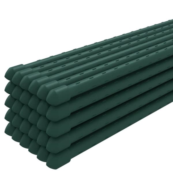 vidaXL Kasvituet 30 kpl vihreä 115 cm teräs -  Kasvikehikot & -tuet