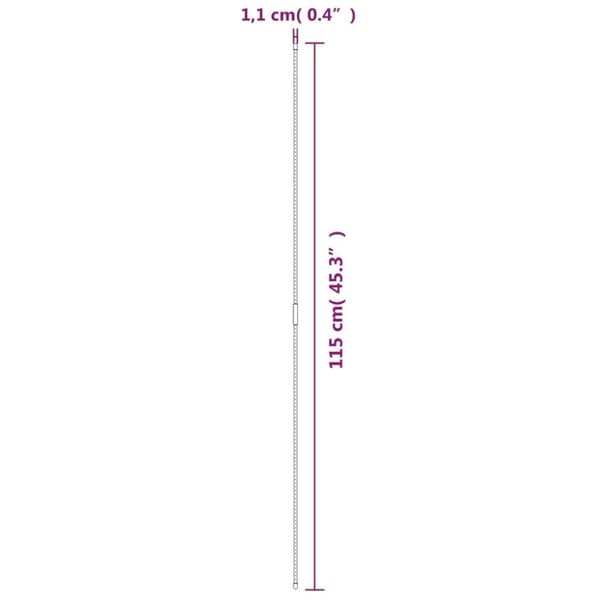 vidaXL Kasvituet 30 kpl vihreä 115 cm teräs -  Kasvikehikot & -tuet