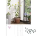 Pikkukuva 1 / 6: The Living Store Puutarhan kasvituet 20 kpl vihreä 91 cm teräs -  Kasvikehikot & -tuet
