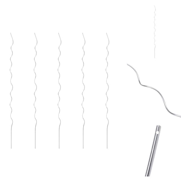 Plantesøjler & støttegitre - Living spiralformede plantestøtter 5 stk. 170 cm galvaniseret stål