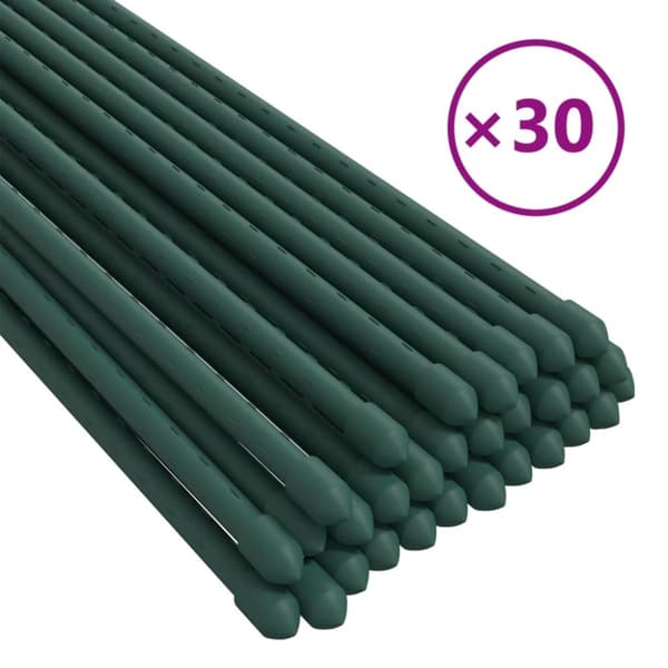 Växtstöd 30 st grön 180 cm stål