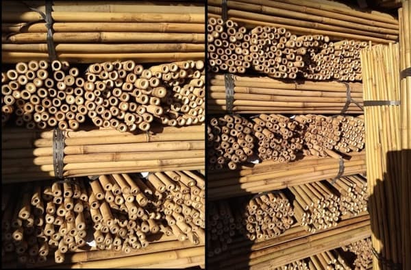 Bambukepit, bambu sauvat 105 cm 8/10 mm /100 kpl/