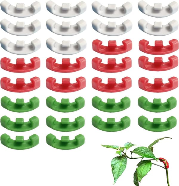 30pcs Plant Bender Branch Holder Clips, Low Stress Branch Trainer, Bending Tools, 90 Degree, for Flowers