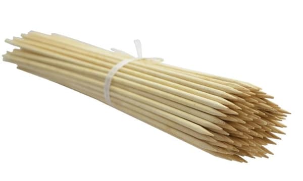 Bambutikut 25 cm Ø3 mm – 500 kpl, kasveille, orkideoille ja koristekäyttöön