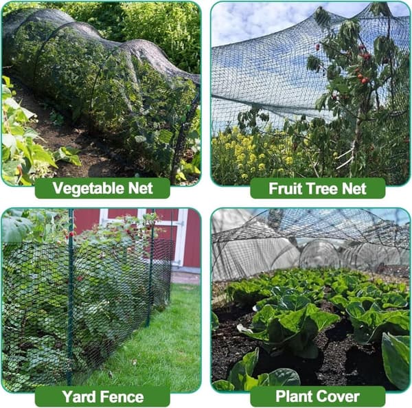 Lollanda Fuglenet, Plantenet / Plantestøttenet - Nylon, 2×6/30.5m