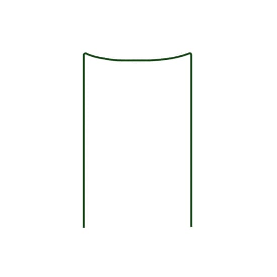 Set of 5 products. Ring support for plants 1/3 wheel, diameter 40cm / height 90cm
