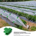 Miniatyrbillede 4 af 6: Lollanda 50 stk drivhusklemmer, haveskyggerørsklemmer, nettunnelsløjfeklemmer, til rækkedækningsnet (11 mm