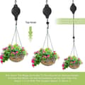 Miniatyrbild 7 av 8: Lollanda 2-Pack Justerbara Upphängningskrokar – Utdragbar Växthängare för Blomkrukor, Höj- och Sänkbar Hängare för Inomhus & Utomhus