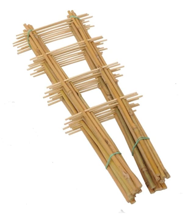 Bambusspaljé 60 cm – 10-pack klätterstöd av naturmaterial för växter, balkong & trädgård