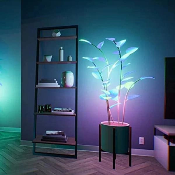 Magisk LED stueplantelampe Indendørs indretning Programmerbar natlampe Udskiftelig farve Plante Magisk lampe til boligindretning Bonsai-lys