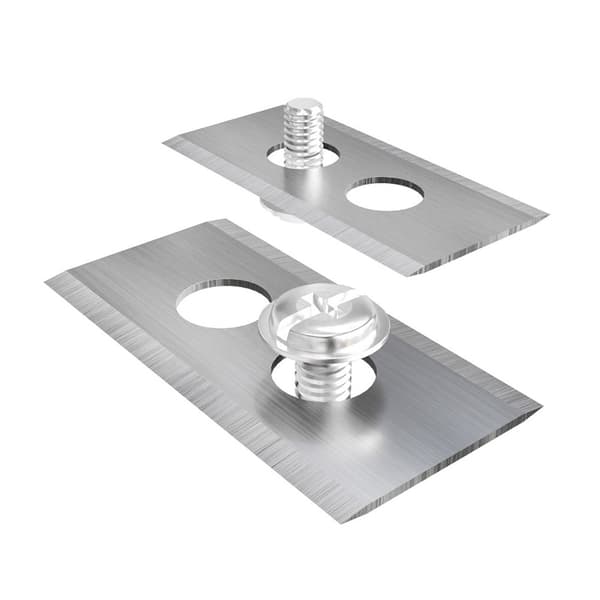 Gräsklipparblad 18x36mm med 7mm skruv 30-pack