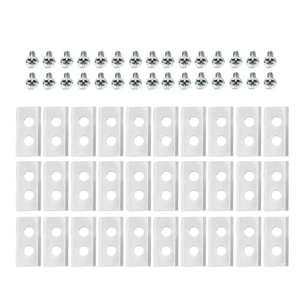 Gräsklipparblad 18x36mm med 7mm skruv 30-pack