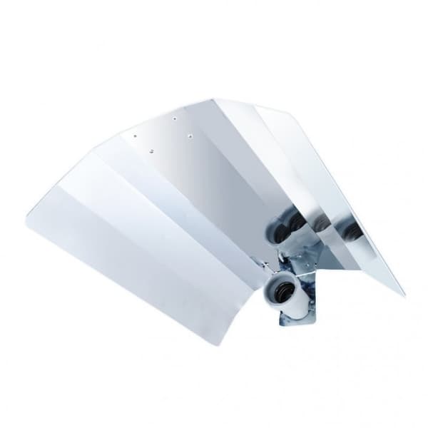 Sett med 3 produkter. Reflektor glatt reflekterende overflate Speil Superplant 50x40cm E40 1000w maks.