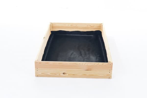 140x120x18 cm Fyrretræs Højbed til Bybalkoner & Terrasser