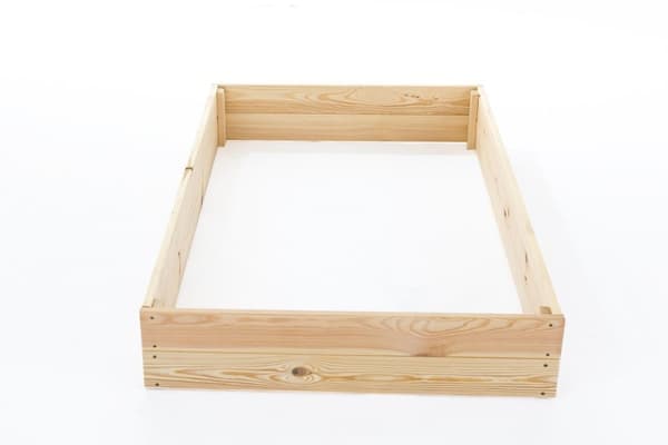 140x120x18 cm Fyrretræs Højbed til Bybalkoner & Terrasser