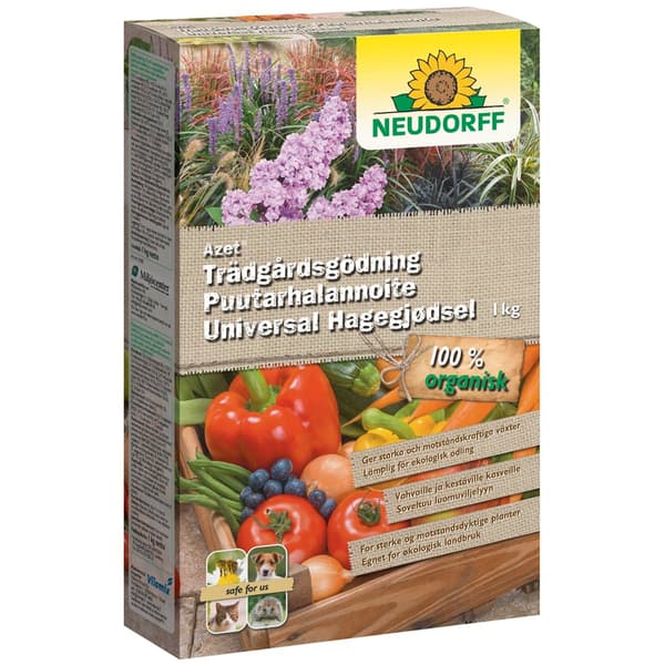 Neudorff Azet hagegjødsel 1 kg - 100 % organisk næring