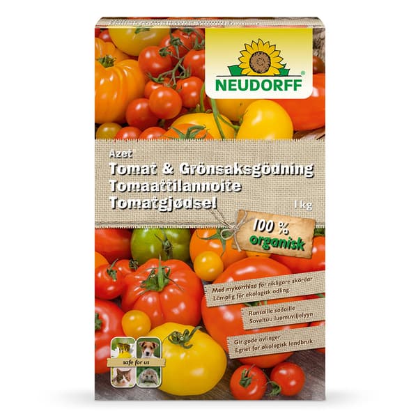 Neudorff Azet tomat- og grønnsaksgjødsel 1 kg - 100 % organisk